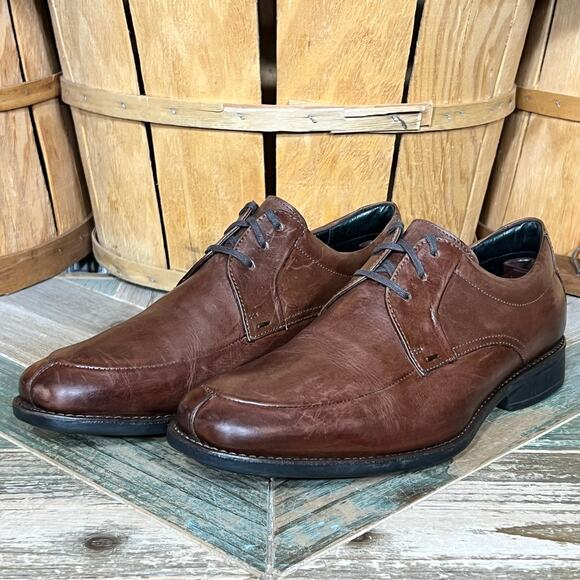 Anatomic & Co. Armando Coffee Brown Leather Lace-Up Comfort Oxfords Men Size 8 main image 7